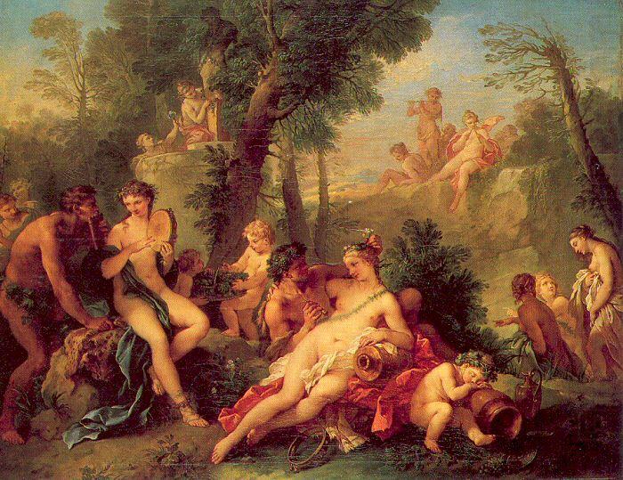 Bacchus and Adriadne, Natoire, Charles Joseph